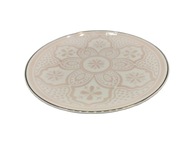 SAHARA Talerz obiadowy ceramiczny różowy Ø26CM