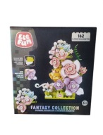 Klocki FANTASY COLLECTION FLOWERS COLLECTION 162 el.Bukiet Kwiatów Mini