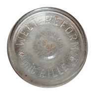 Dekielek słoika Wecka z okresu przedwojennego. Welt Reform mit Rille.