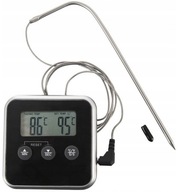 TERMOMETR ELEKTRONICZNY Z SONDĄ DO PIEKARNIKA POTRAW MIĘSA PIECZENIA GRILLA