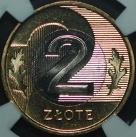 2 złote 2008 - MS 68 - NGC - MAX NOTA