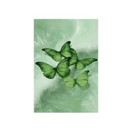 Plakat „Emerald Butterflies” – Magia Natury