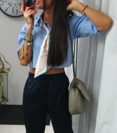 %%%%%%%%% ROBERTA BIAGI bluzka z apaszką CELESTE r.M