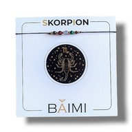 Bransoletka zodiak SKORPION Kamienie naturalne