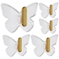 HACZYKI SAMOPRZYLEPNE MOCNE WODOODPORNE WIESZAKI HAKI UCHWYTY 5 SZT.