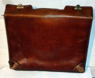 Louise Frontaire - stara skórzana szyfrowana teczka .