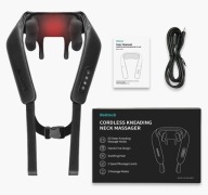 Nekteck Neck Massager - zaawansowany masażer szyi i karku 6D Shiatsu