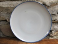 Duży Błękitny Talerz /Patera na Ciasto_Porcelit PRUSZKÓW PRL