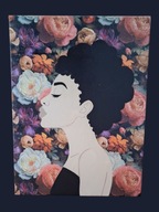 Obraz 5 Kobieta na tle kwiatów