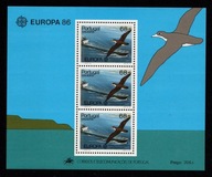 Portugalia Madera / Mini arkusz 106 ( Fauna - ptaki ) 1986 r. / czysty