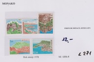LATARNIE MORSKIE MONACO Mi: 1331-5 L271