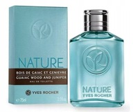 męska woda toaletowa NATURE Guaiac Wood and Juniper Yves Rocher 75ml perfum