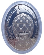 2 DOLARY 2010 NIUE JAJO KORONACYJNE FABERGE SREBRO PROOF L