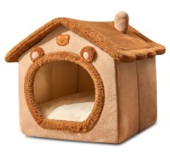 LEGOWISKO DLA MAŁEGO KOTA PSA PLUSZOWE DOMEK BUDKA PODUSZKA