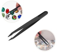 PĘSETA ŁAPKA SZCZYPCE PINCETA PROSTA PRECYZYJNA DO BIŻUTERII OZDÓB DIY