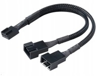 ROZDZIELACZ ZASILANIA ADAPTER DO WENTYLATORÓW 4PIN->2x 3/4PIN PWM PC
