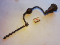 Stara przedwojenna wiertarka ręczna korba L/P obroty