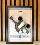 Obraz na ścianę ,biurko w ramce CS 2 counter strike 2 NUKE druk 3D