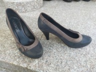 LASOCKI nr 37 wygodne eleganckie czółenka skóra