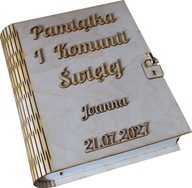 PUDEŁKO NA BIBLIĘ GRAWER PAMIĄTKA KOMUNII ŚWIĘTEJ 28 x 17.5 x 5,5 cm