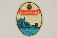 ETYKIETA PIWO GDAŃSKIE HEVELIUS HEWELIUSZ