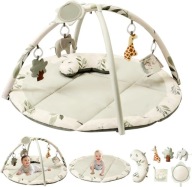 Mata edukacyjna dla niemowląt sensoryczna z pałąkami zabawki 5w1