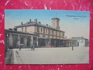 CZĘSTOCHOWA DWORZEC KOLEJOWY PANORAMA 1915 RRRRR