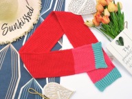 Mini Boden - zimowy szal kolorki r 122/134