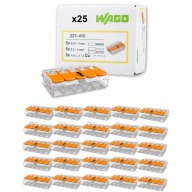 ZŁĄCZKA WAGO SZYBKOZŁĄCZKA UNIWERSALNA 5x4mm 25szt