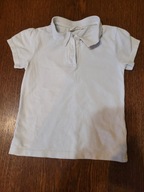 Koszulka polo biała next school 128