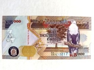 ZAMBIA - 5.000 kwacha 2008 , P-45d, UNC, piękny i rzadki !!!