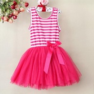 SUKIENKA DZIECIĘCA TIULOWA C.RÓŻ ROZM.5 (86)