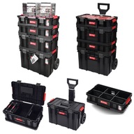 SKRZYNKA NARZĘDZIOWA NA KÓŁKACH DUŻA QBRICK 6W1 SYSTEM TWO CART