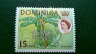 Dominika Dominica * 15c nadruk QEII kolonie angielskie brytyjskie