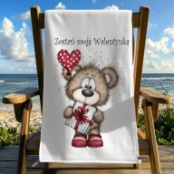 Ręcznik, Walentynki 55/75cm