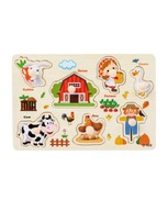 PUZZLE UKŁADANKA DREWNIANA FARMA