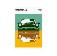 „Speed & Style” – Plakat Dekoracyjny z Klasycznym Samochodem - Porsche 911