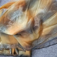 Tkanina organtyna wykończona u dołu ołowianką, wys. 290cm, 6x@