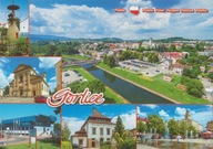 GORLICE - Z LOTU PTAKA - RATUSZ - RYNEK - BAZYLIKA - DWÓR KARWACJANÓW