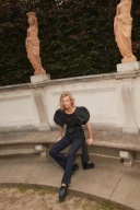 TATUUM STYLOWE DAMSKIE SPODNIE DENIMOWE Z ROZSZERZANĄ NOGAWKĄ RIFONO R. 44