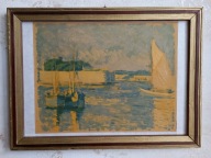 obraz reprodukcja PRL J.Pankiewicz