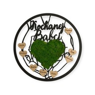 Serce z chrobotkiem, Prezent na dzień babci