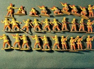 AIRFIX 1.32 British Paratroops Żołnierzyki plastikowe, 28 szt. kompl zestaw