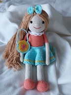 lalka maskotka - handmade szydelko