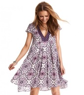 ODD MOLLY SUKIENKA hippie BOHO TUNIKA ROZ.S\M ORYGINALNA 318M-354