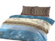 pościel z satyny 200x220 + 2x70x80 zamek S Rubio costa lacost F-ro