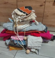 Mega paka zestaw 52 sztuk dziewczęcych 74 -80 cm