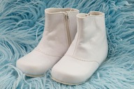 Buciki SKÓRZANE BUTY chrzest dziewczynka 13 cm LIKWIDACJA SKLEPU-70% OKAZJA