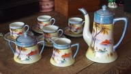 Serwis kawowy - porcelana japońska.