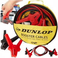 Kable przewody rozruchowe Dunlop 2x3m 220A 12/24V, mocne klamry + futerał